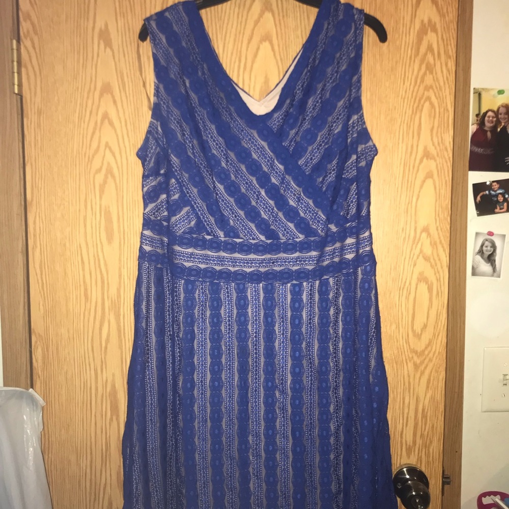 Blue Lace Dress